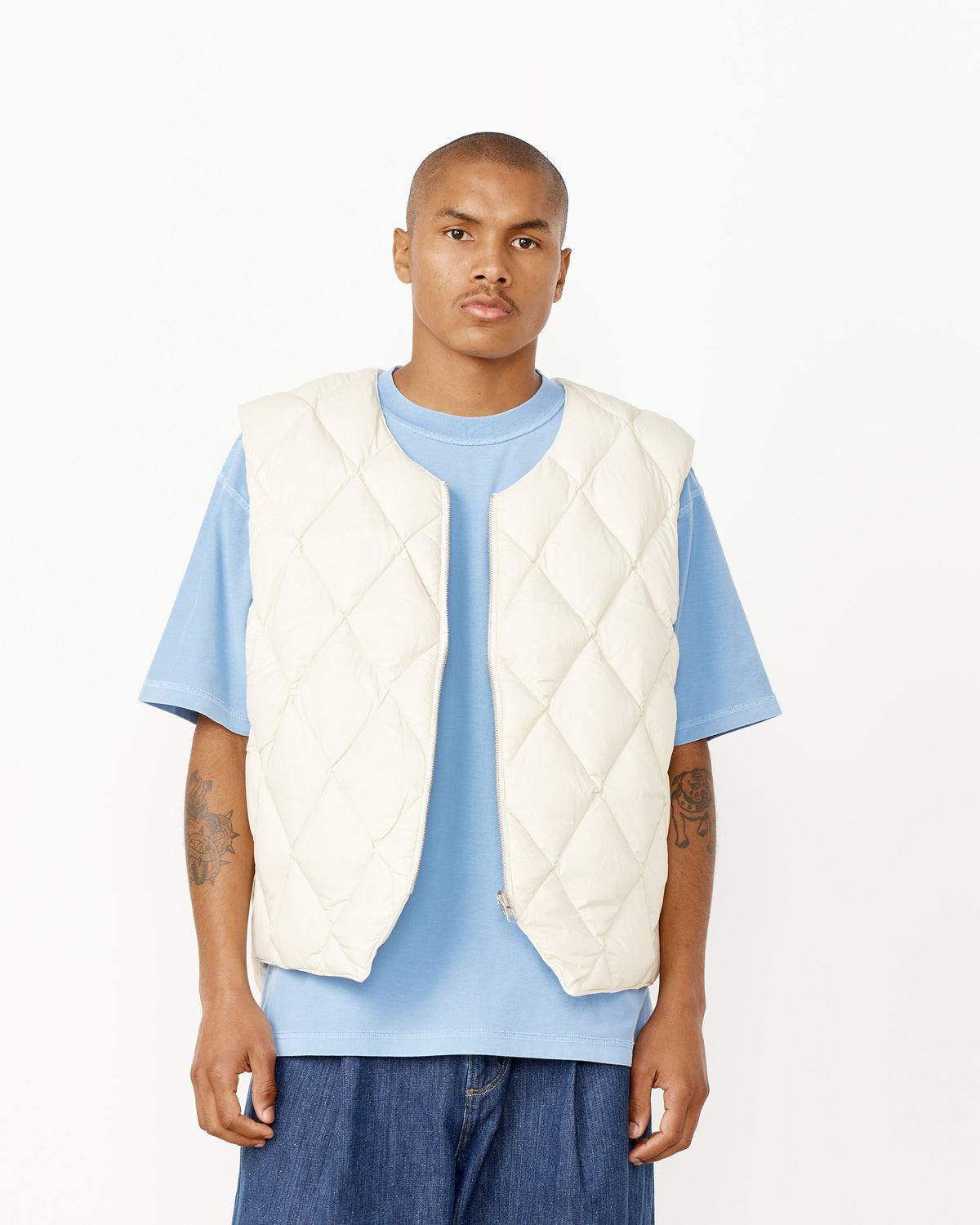 stussy 23ss reversible quilted vest | hrsc.co.in