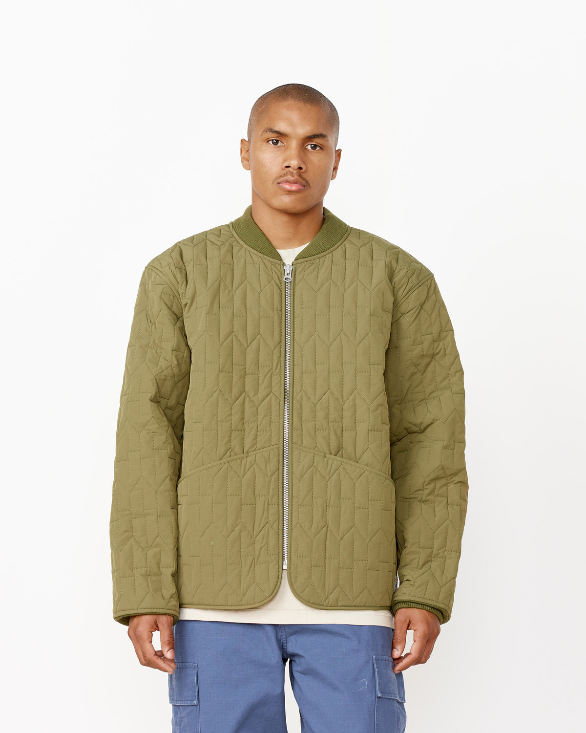 You can get the look for less Buy S Quilted Liner Jacket in Olive